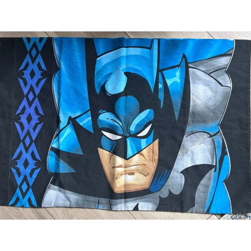 Vintage Batman Pillow Case, DC Franco Comics, Standard Double-sided, Retro 90s